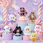 Sweet Power Sweet Themed Plush Blind Box Desktop Decor (6Pcs/Set) Collectible Mystery Figures